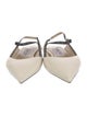 Jimmy Choo Leather Slingback Flats