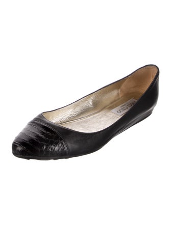 Jimmy Choo Leather Ballet Flats