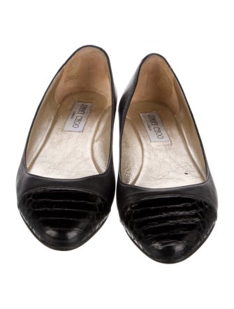 Jimmy Choo Leather Ballet Flats