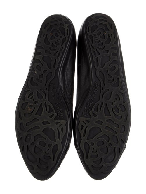 Jimmy Choo Leather Ballet Flats