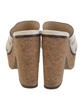 Jimmy Choo Leather Slides
