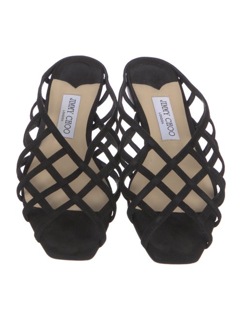 Jimmy Choo Suede Slides