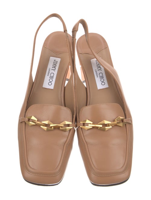 Jimmy Choo Leather Slingback Pumps