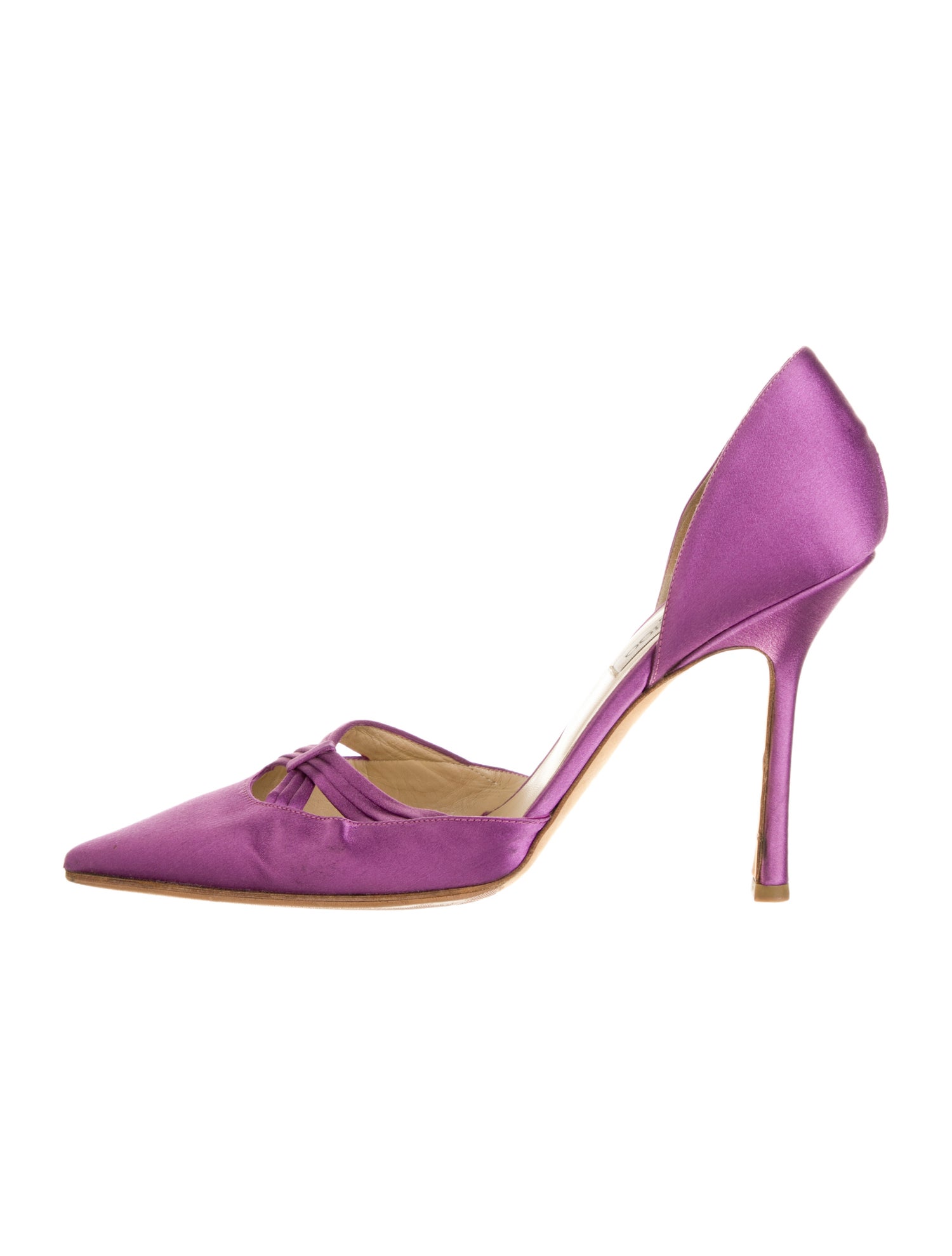 Jimmy Choo Satin D'Orsay Pumps