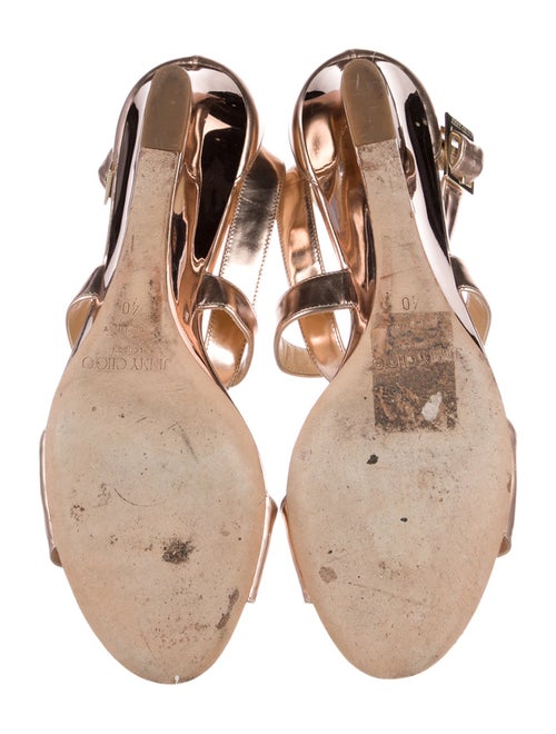 Jimmy Choo Patent Leather Gladiator Sandals