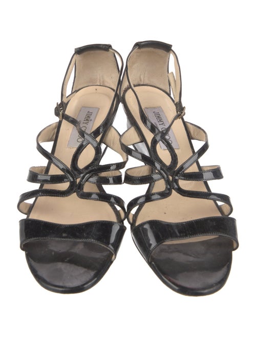Jimmy Choo Patent Leather Gladiator Sandals