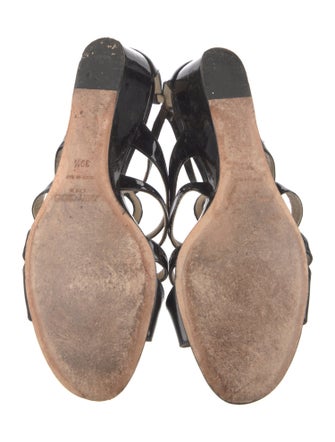 Jimmy Choo Patent Leather Gladiator Sandals