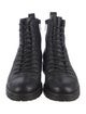 Jimmy Choo Leather Combat Boots