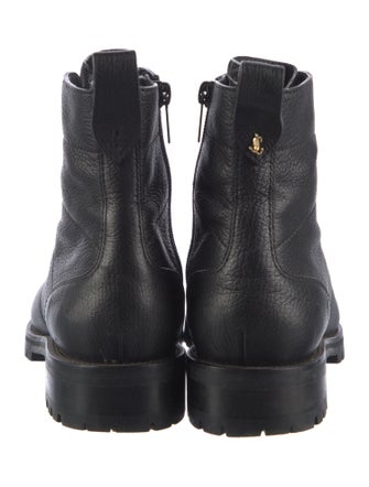 Jimmy Choo Leather Combat Boots
