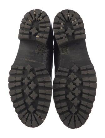 Jimmy Choo Leather Combat Boots