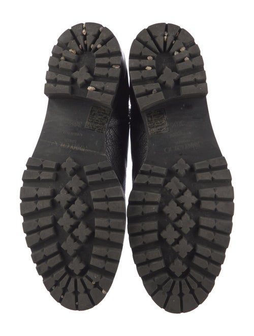 Jimmy Choo Leather Combat Boots