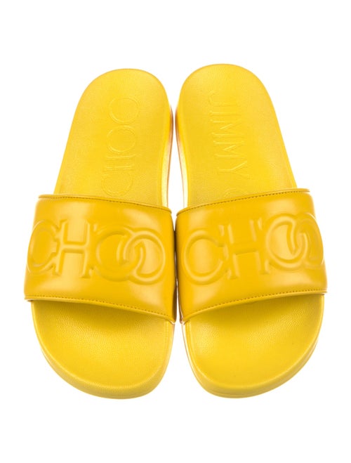 Jimmy Choo Leather Slides