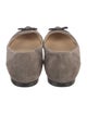 Jimmy Choo Suede Glitter Accents Ballet Flats