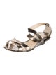 Jimmy Choo Leather Slingback Sandals