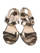 Jimmy Choo Leather Slingback Sandals
