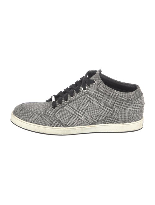 Jimmy Choo Plaid Print Sneakers