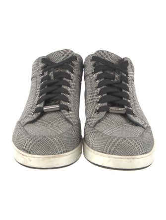 Jimmy Choo Plaid Print Sneakers