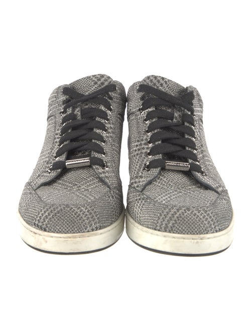Jimmy Choo Plaid Print Sneakers