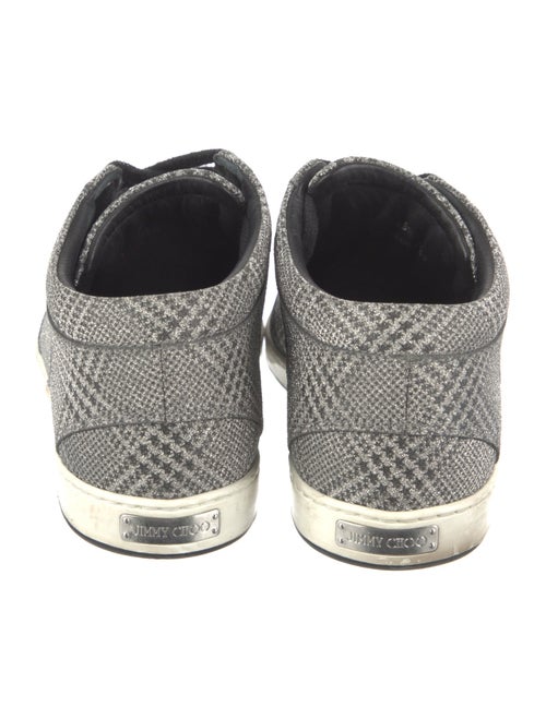 Jimmy Choo Plaid Print Sneakers