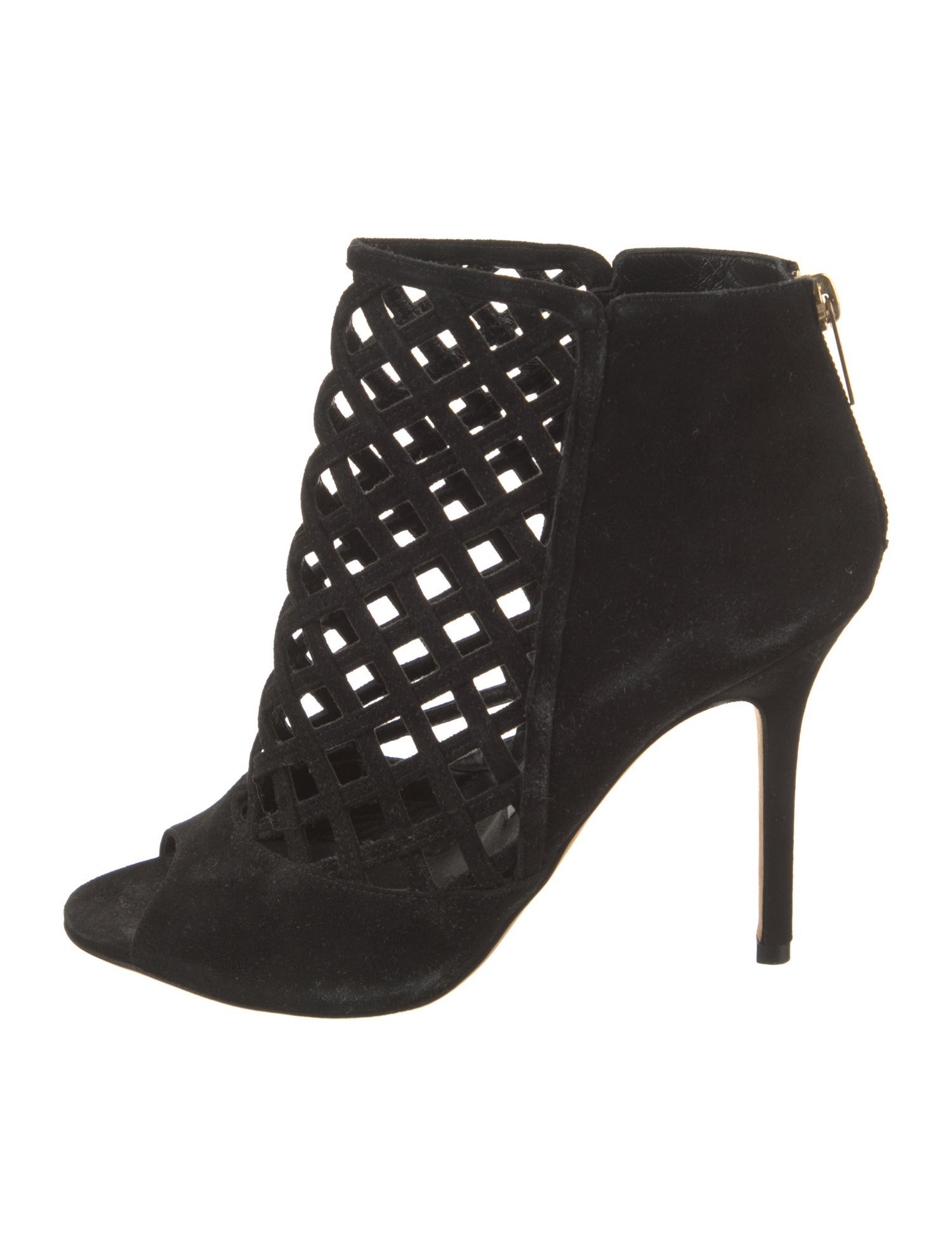 Jimmy Choo Suede Lasercut Accents Sandals