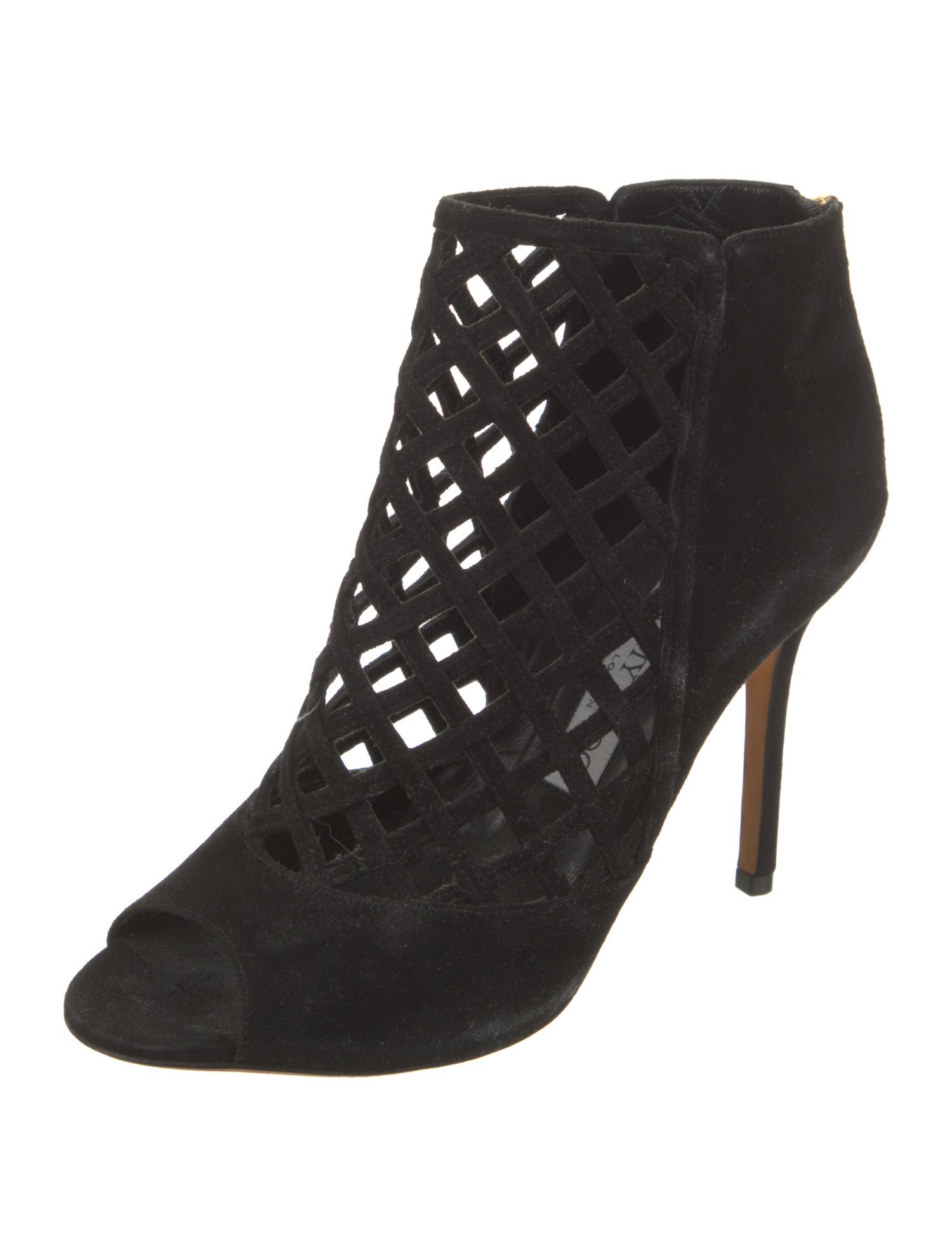 Jimmy Choo Suede Lasercut Accents Sandals