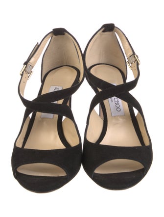 Jimmy Choo Suede D'Orsay Pumps