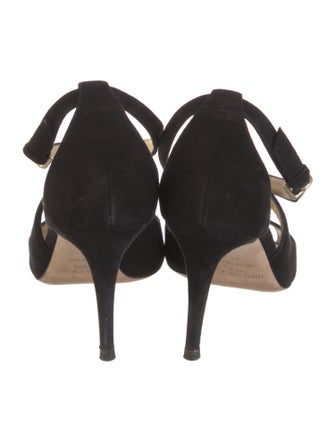 Jimmy Choo Suede D'Orsay Pumps