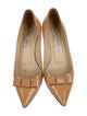 Jimmy Choo Patent Leather Bow Accents Pumps