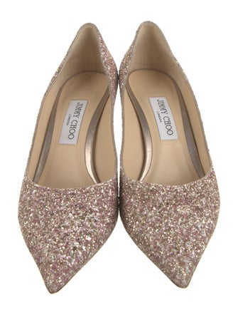 Jimmy Choo Glitter Pumps
