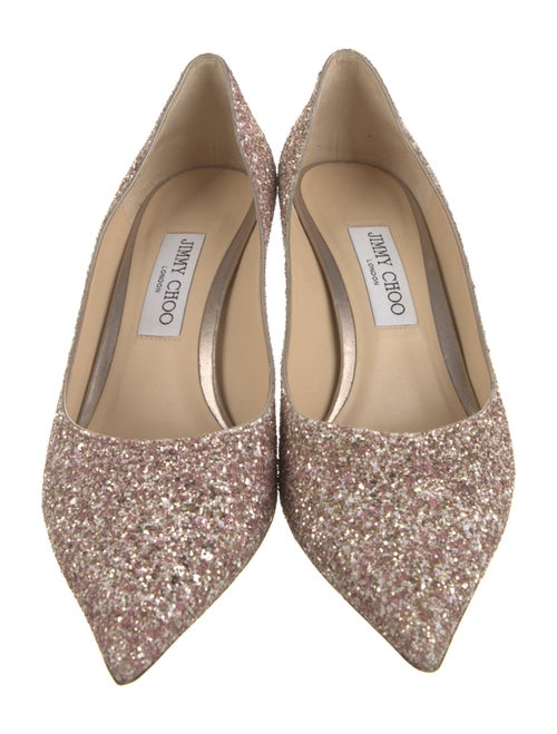Jimmy Choo Glitter Pumps