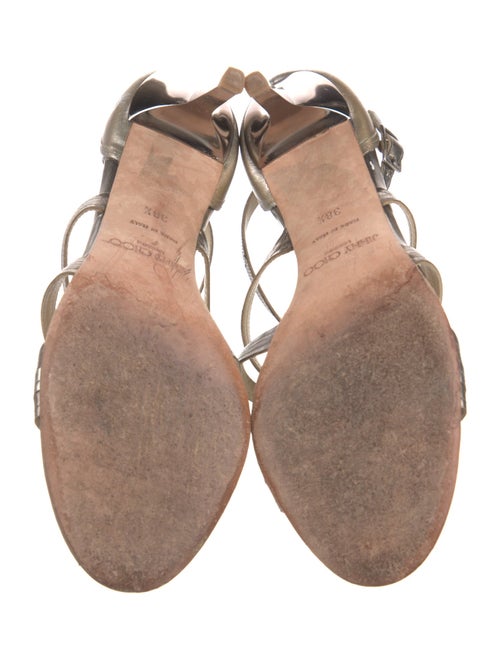 Jimmy Choo Leather T-Strap Pumps