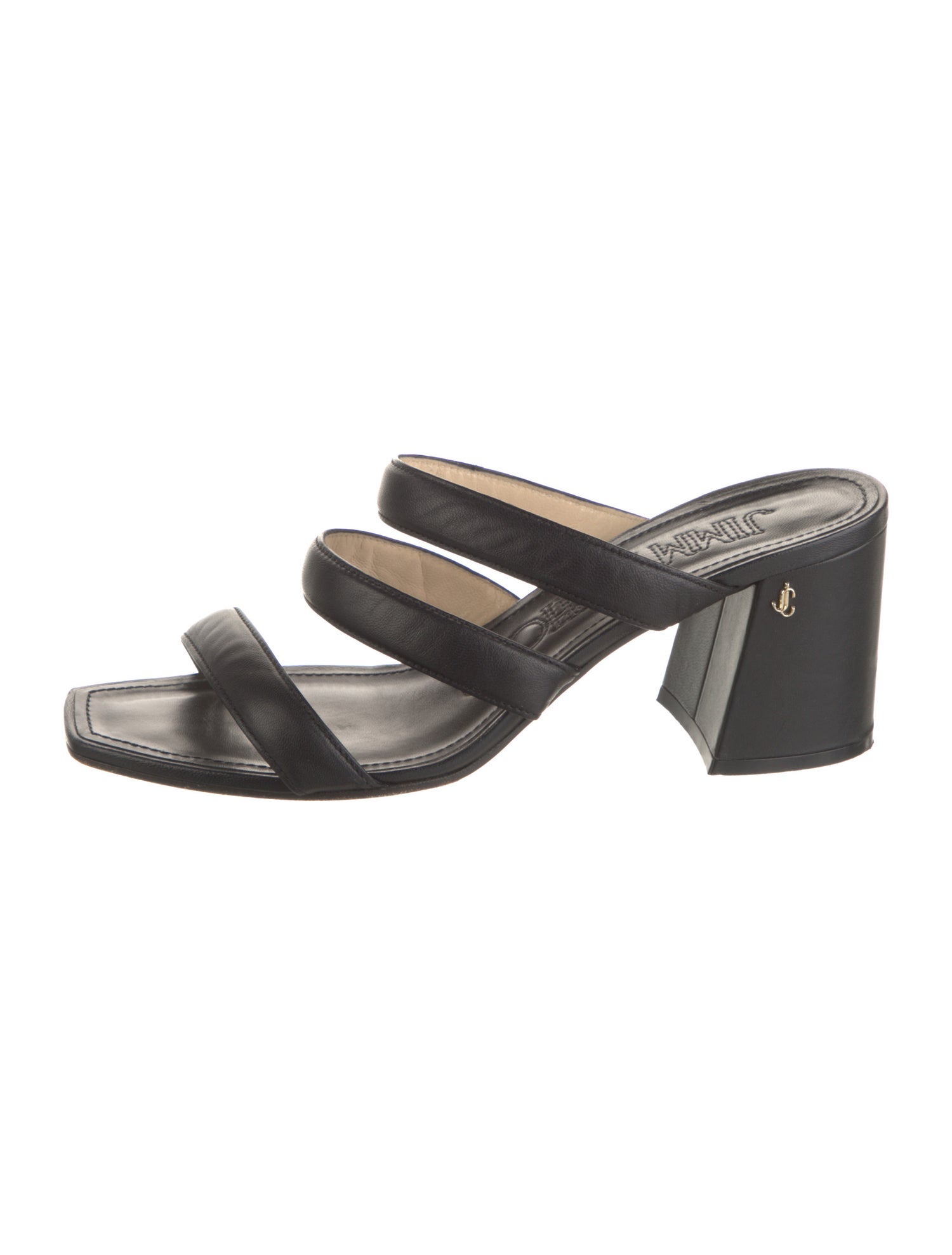 Jimmy Choo Leather Slides