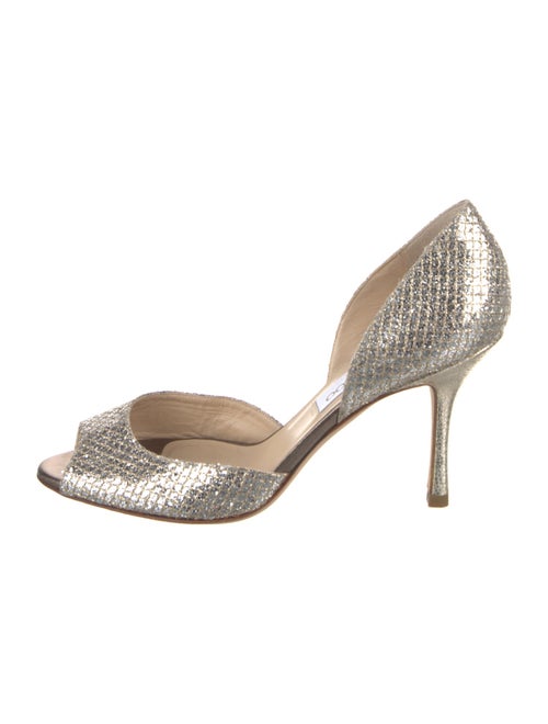 Jimmy Choo Glitter D'Orsay Pumps