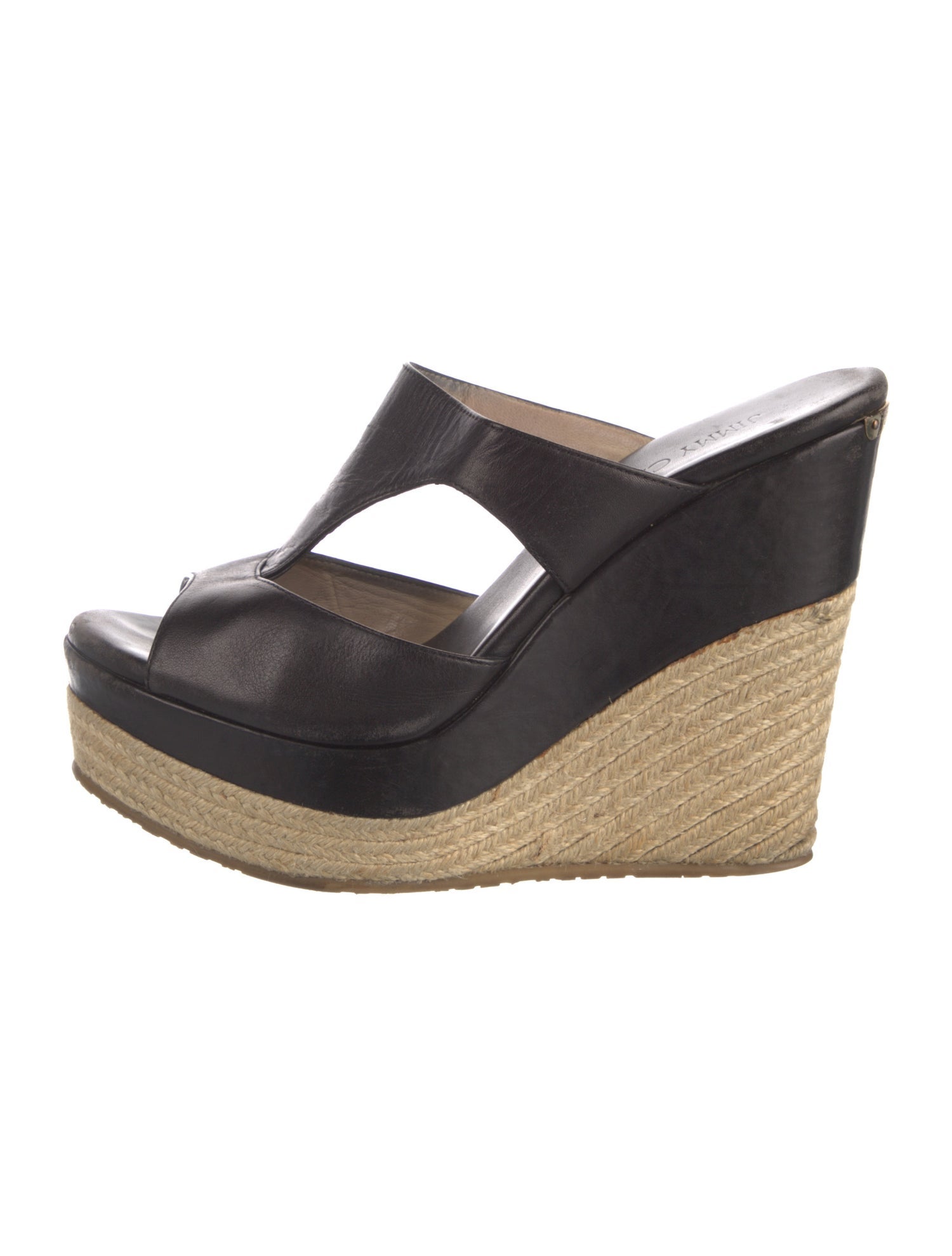 Jimmy Choo Leather Espadrilles