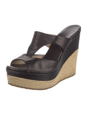 Jimmy Choo Leather Espadrilles