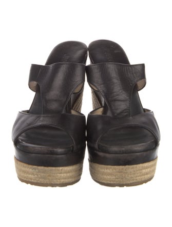 Jimmy Choo Leather Espadrilles