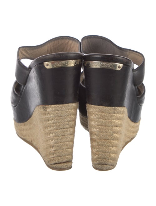 Jimmy Choo Leather Espadrilles