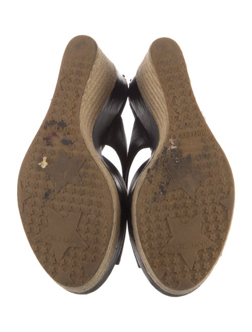 Jimmy Choo Leather Espadrilles