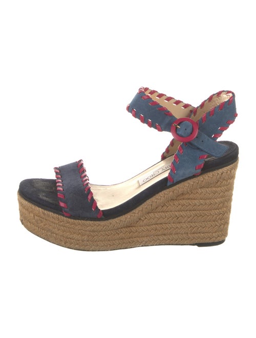 Jimmy Choo Suede Printed Espadrilles