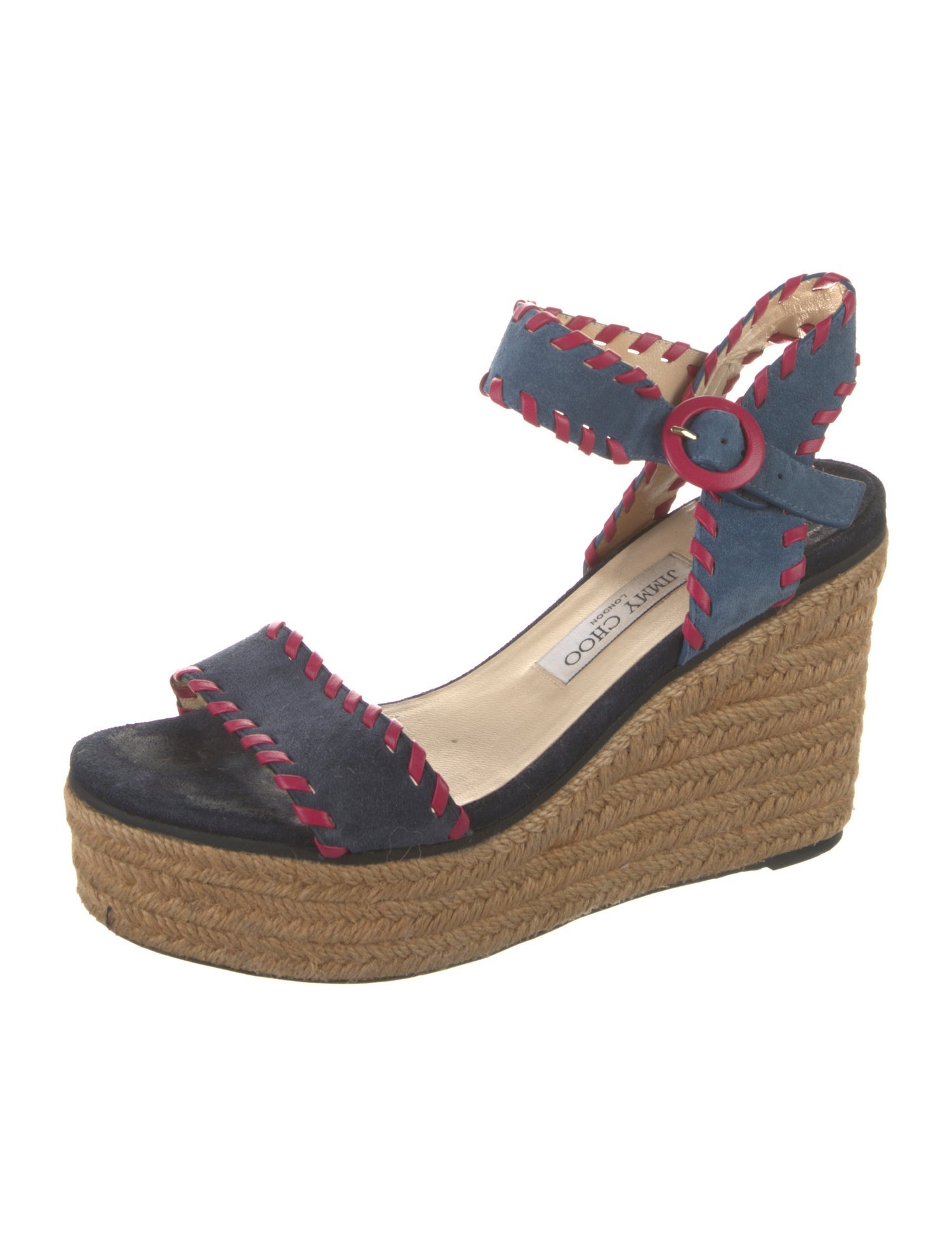 Jimmy Choo Suede Printed Espadrilles