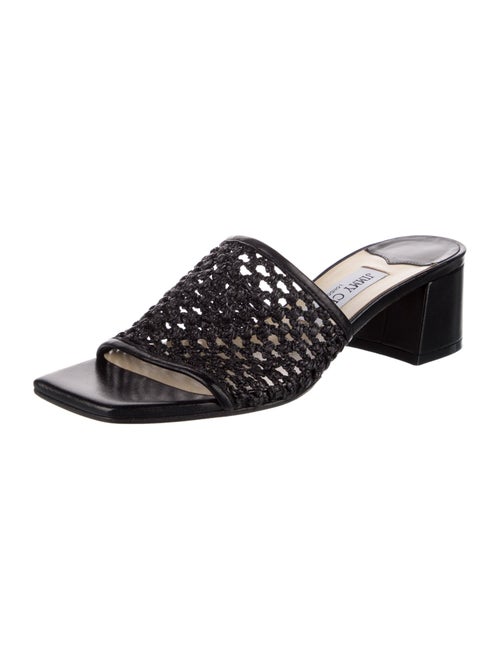 Jimmy Choo Leather Slides