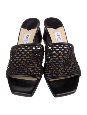 Jimmy Choo Leather Slides