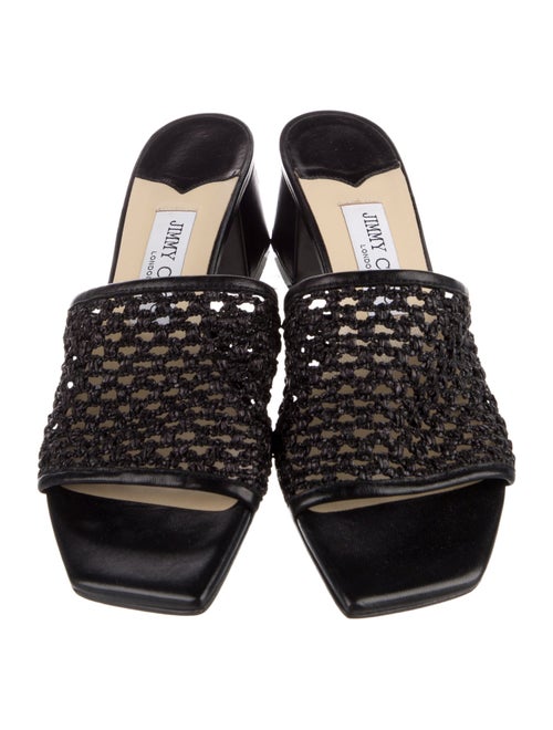 Jimmy Choo Leather Slides