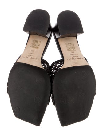 Jimmy Choo Leather Slides