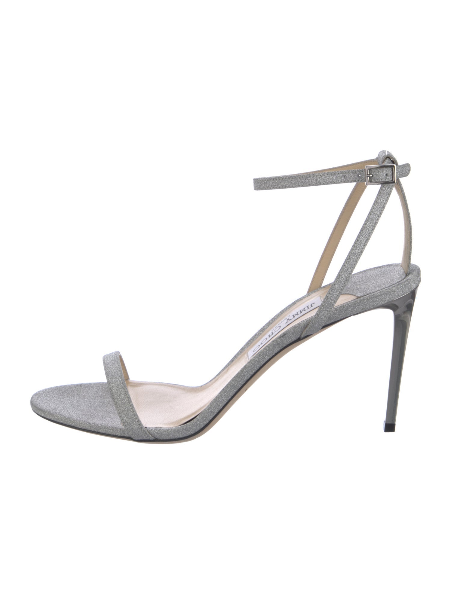 Jimmy Choo Glitter Glitter Accents Sandals