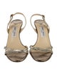 Jimmy Choo Glitter Glitter Accents Slingback Sandals
