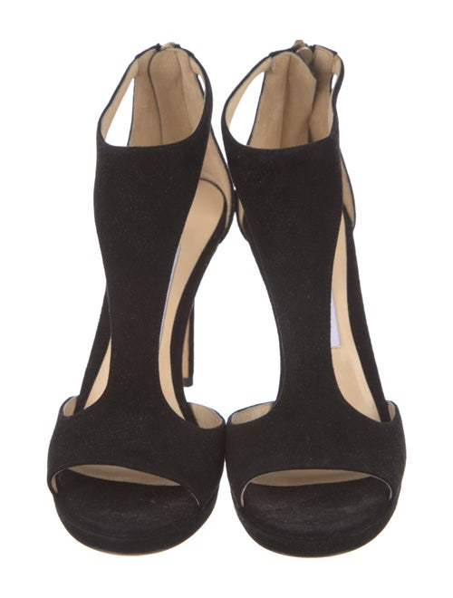 Jimmy Choo Suede T-Strap Pumps