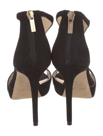 Jimmy Choo Suede T-Strap Pumps