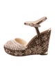Jimmy Choo Glitter Animal Print Espadrilles
