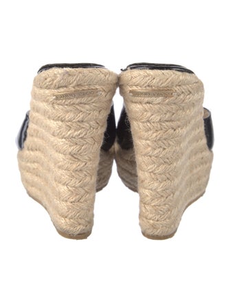 Jimmy Choo Patent Leather Animal Print Espadrilles